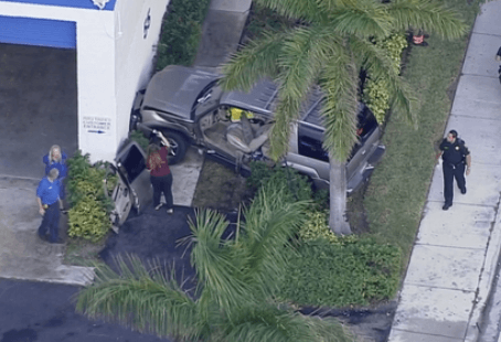 Broward Sheriff’s Office Reports That An SUV Crashed Into A Wall In Deerfield Beach